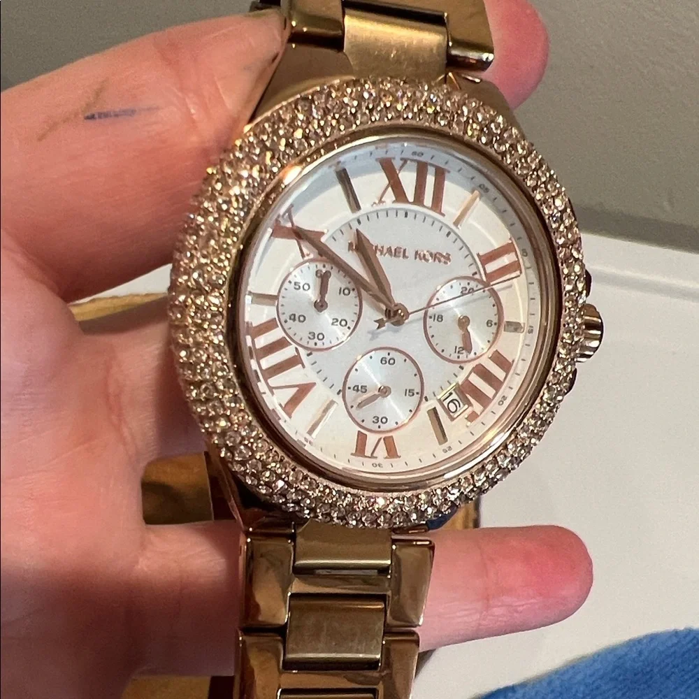 Michael Kors Women’s Gold-Tone Bracelet Watch